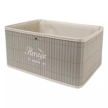 Коробка для хранения 36 х 26 см Tony Basket серый