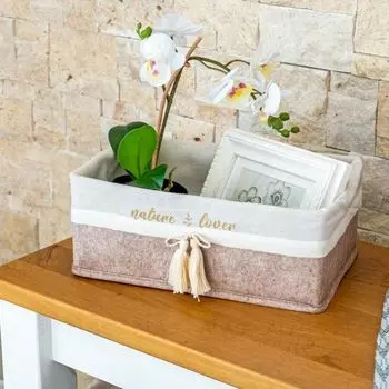 Корзина для хранения 28 x 18 см Alas Felt в ассортименте