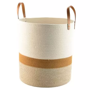 Корзина для хранения 40 х 45 см Bergenson Bjorn Moen бежевый-горчичный