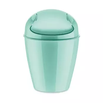 Корзина для мусора с крышкой 2 л Koziol Del XS мятный