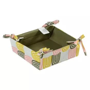 Корзинка для хлеба из хлопка 35 х 35 см Tkano Passion Arch оливковый