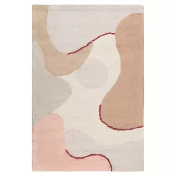 Ковёр 200 х 300 см Tkano Freak fruit из хлопка с авторским принтом бежевый