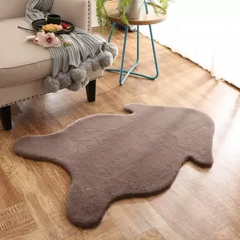 Ковёр плюшевый 80 х 120 см Sofi de Marko шоколад