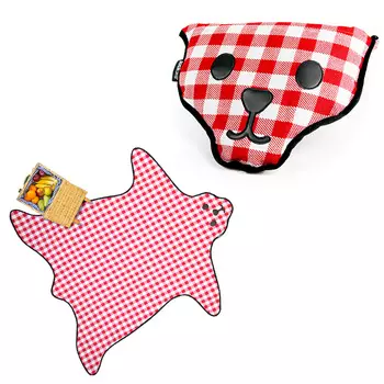Коврик для пикника Bear красный