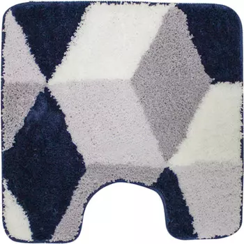 Коврик для ванной 55 х 55 см Dasch Орнелла синий