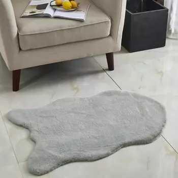 Коврик плюшевый 60 х 90 см Sofi De Marko серый