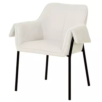 Кресло Bergenson Bjorn Aline молочный шенилл