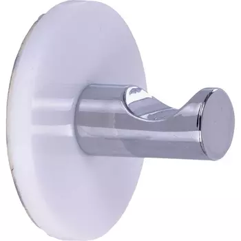 Крючок круглый самоклеящийся белый Ridder