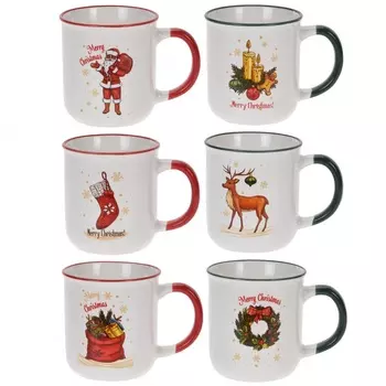 Кружка 180 мл Excellent Houseware Новогодняя в ассортименте