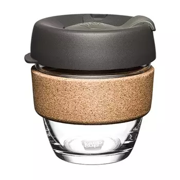 Кружка 227 мл KeepCup Brew Cork пробка угольный