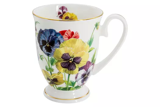 Кружка 280 мл Anna Lafarg Stechcol Анютины глазки