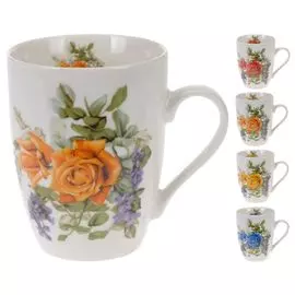 Кружка 300 мл Excellent Houseware Цветы в ассортименте