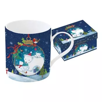 Кружка 350 мл Easy Life Новогодняя сказка Медведи