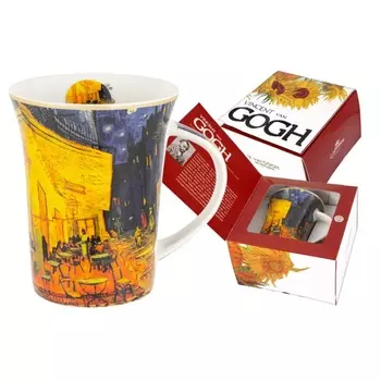 Кружка 350 мл Ночная терраса кафе Carmani