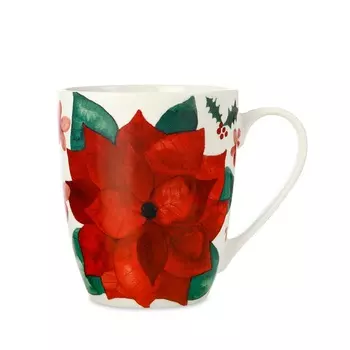 Кружка 350 мл Пуансеттия Maxwell &amp; Williams