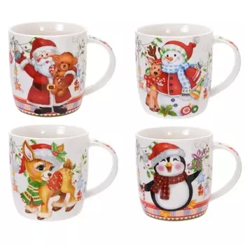 Кружка 370 мл Excellent Houseware Новогодняя в ассортименте