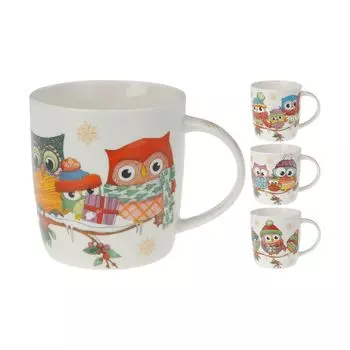 Кружка 370 мл "Совы" в ассортименте