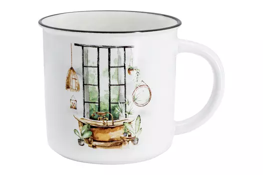 Кружка 380 мл Home & Style Наслаждение