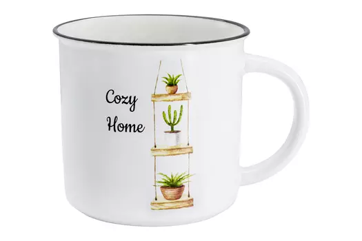 Кружка 380 мл Home & Style Уютный дом