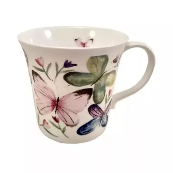 Кружка 380 мл Just Mugs Бабочка Сесон розовый
