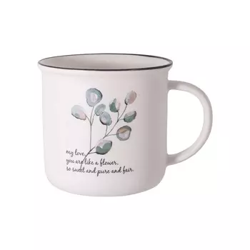 Кружка 400 мл Home &amp; Style Эвкалипт