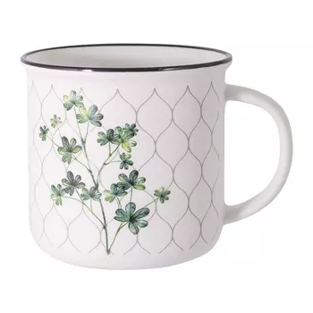 Кружка 400 мл Home &amp; Style Гербарий Лапчатка