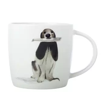 Кружка 400 мл Maxwell & Williams Пёс с газетой