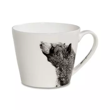 Кружка 450 мл Чёрный медведь Maxwell & Williams Улыбка