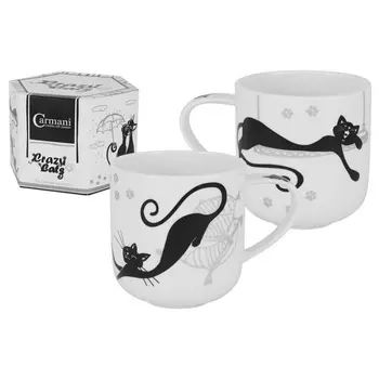 Кружка 500 мл Carmani Crazy Cats Кошка