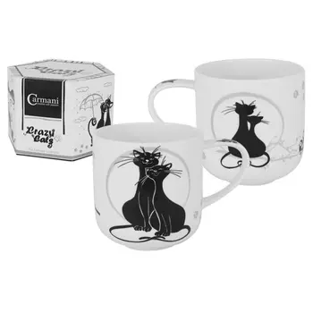 Кружка 500 мл Carmani Crazy Cats Любовь