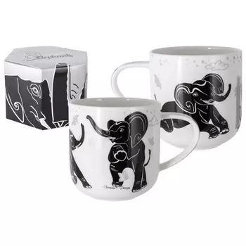 Кружка 500 мл Игра Carmani Слоны