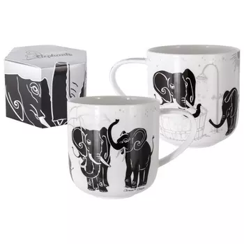 Кружка 500 мл Летний день Carmani Слоны