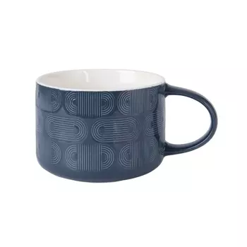 Кружка 500 мл Maxwell & Williams Геометрия индиго