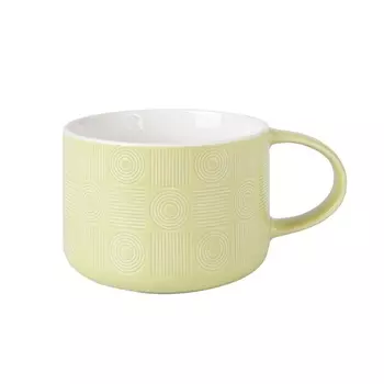 Кружка 500 мл Maxwell & Williams Геометрия соломенный