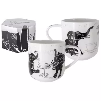 Кружка 500 мл Семья Carmani Слоны