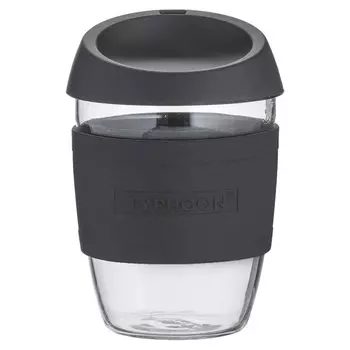 Кружка для кофе 400 мл Typhoon стекло чёрный