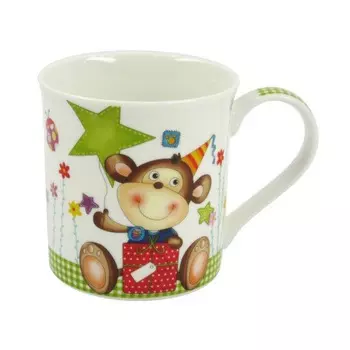 Кружка фарфоровая 370 мл праздничная