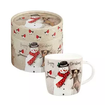 Кружка 280 мл Churchill Снеговик в подарочной коробке