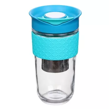 Кружка с ситечком 540 мл Smart Solutions Jaunt голубой