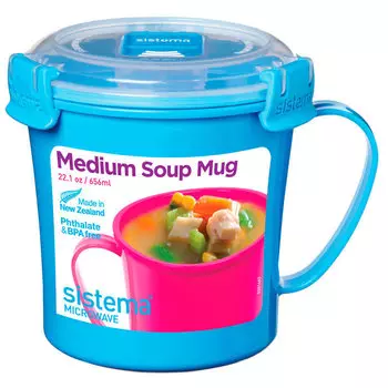 Кружка суповая 656 мл Sistema To Go голубой
