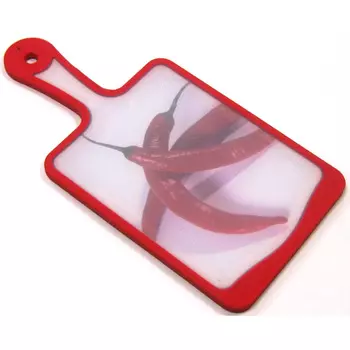 Кухонная доска 35 х 18 см Atlantis Flutto красный