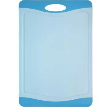 Кухонная доска 37 x 25 см Atlantis Flutto голубой