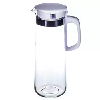 Кувшин стеклянный 1,3 л Olaff серый