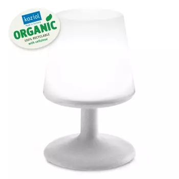Лампа настольная Koziol Light To Go organic серый