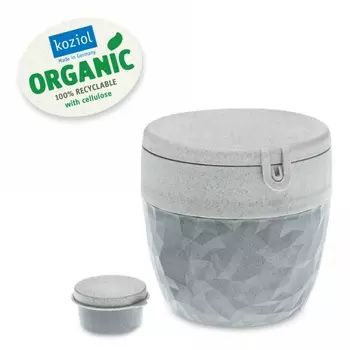 Ланч-бокс Koziol Club Bento organic серый