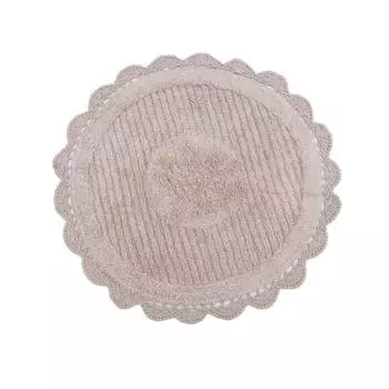 Коврик круглый 75 см Sofi de Marko Laura пудровый