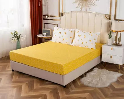 Комплект простыня на резинке и наволочки 160 х 200 см Sofi de Marko Лавия