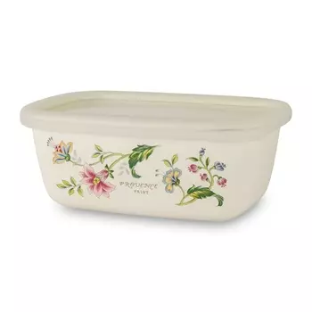 Лоток гастрономический эмалированный с крышкой 0,5 л Ejiry Прованс