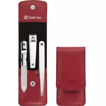 Маникюрный набор Zwilling Classic Inox красный