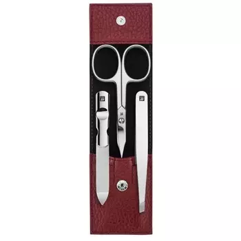 Маникюрный набор Zwilling Inox 3 предмета красный